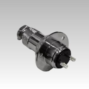 GX Round Flange Receptacle