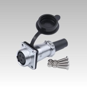 WS Straight Square Inline Cable Receptacle